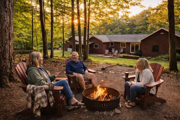 Relax & Recharge | Fire pit, Game Room, Near Torch Lake - Image 1